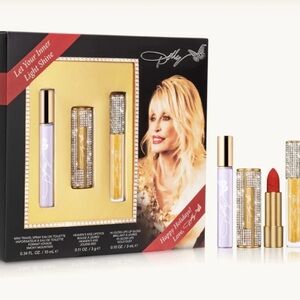 Dollcake Lip Balm & Gloss Set - Red and Gold